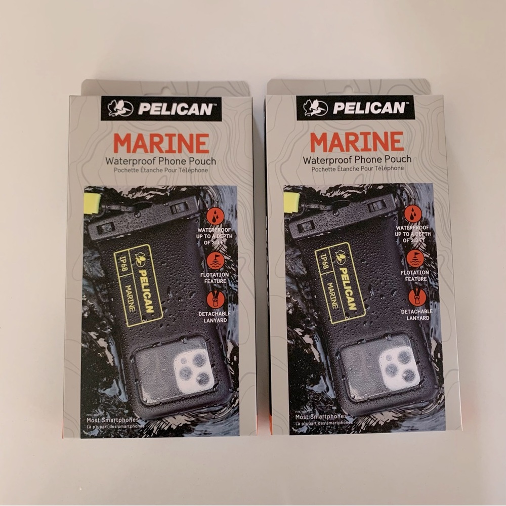 Pelican Marine Waterproof Phone Pouch 2 Pack